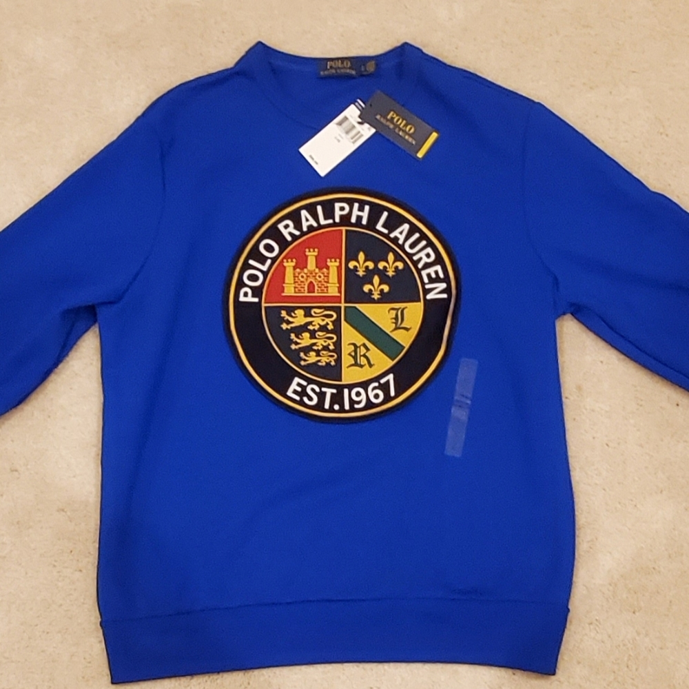 Polo Ralph Lauren Crest Big Logo Sweatshirt L